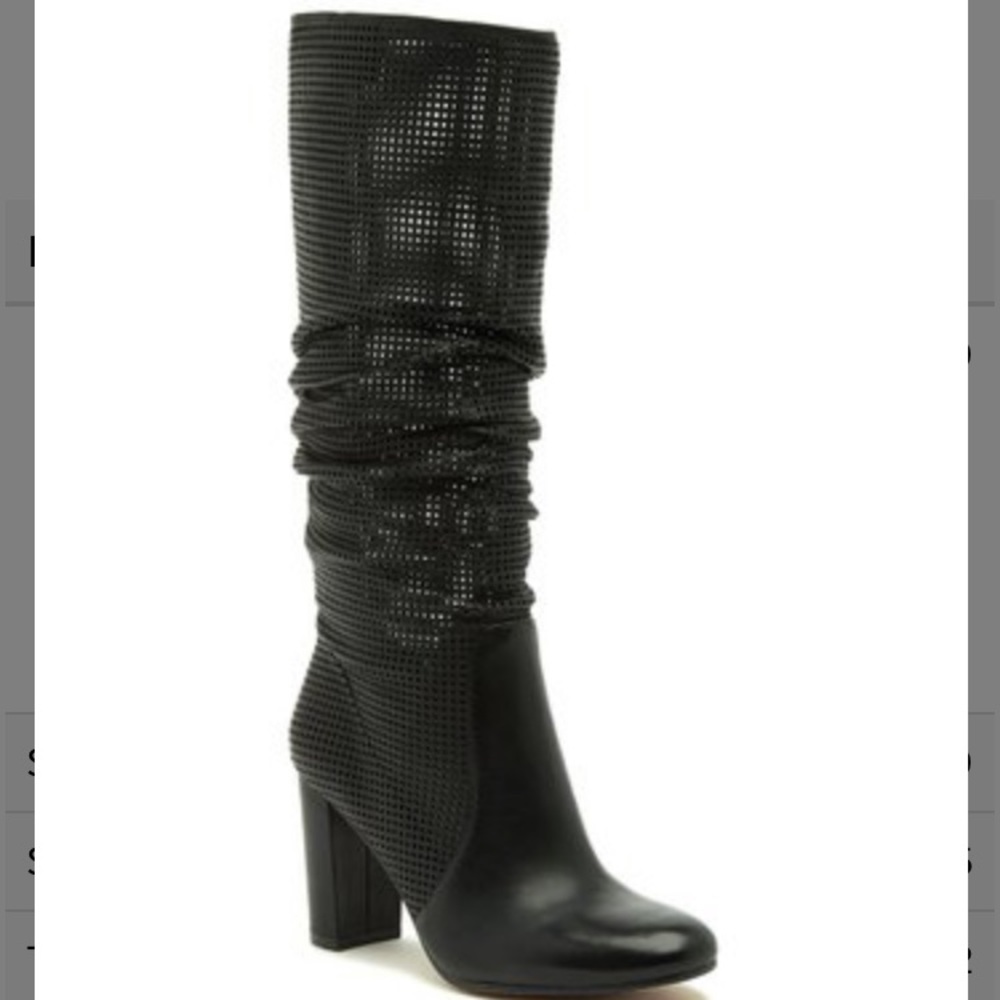 Vince Camuto Black Perforated Boot